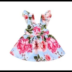 boutique | Dresses | Floral Ruffle Sleeve Dress | Poshmark